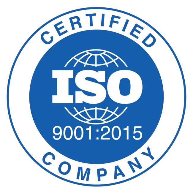 ISO 9001:2015 Certified Company